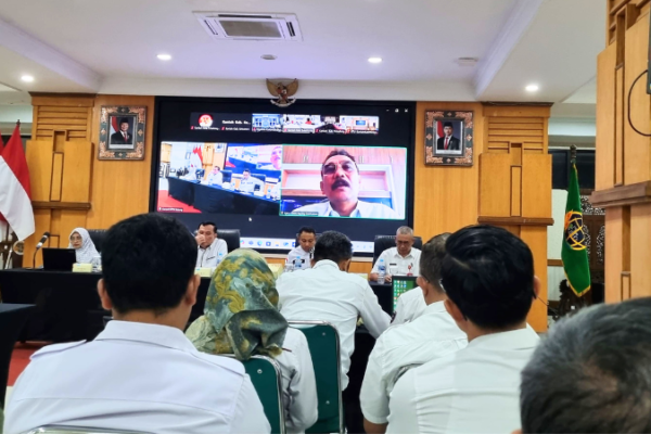 Kantor Pertanahan Kabupaten Pati Hadiri Ekspose Hasil Pelaksanaan Audit Kinerja terhadap Pelaksanaan Kegiatan PTSL TA 2024 di Kanwil BPN Provinsi Jawa Tengah