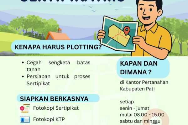 Warga Pati, Ayo Plotting Sertipikatmu